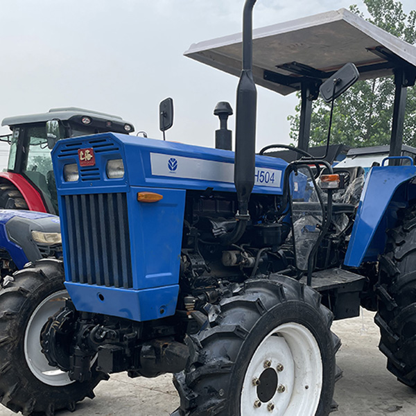 Shanghai SH504 used tractor 4WD with rear linkage and PTO