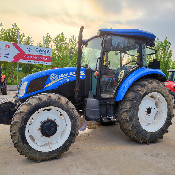 New Holland T1104 110hp 4WD used tractor with factory cab for sale